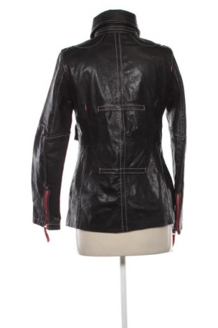 Γυναικείο δερμάτινο μπουφάν GiAnni, Μέγεθος S, Χρώμα Μαύρο, Τιμή 66,50 €