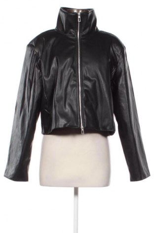 Damska kurtka skórzana H&M Divided, Rozmiar S, Kolor Czarny, Cena 133,33 zł
