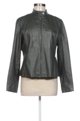 Γυναικείο δερμάτινο μπουφάν In Extenso, Μέγεθος L, Χρώμα Πράσινο, Τιμή 49,62 €