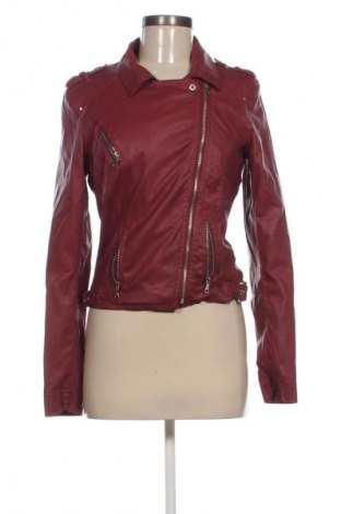 Geacă de piele pentru femei Jean Pascale, Mărime M, Culoare Roșu, Preț 153,00 Lei