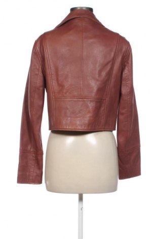 Geacă de piele pentru femei Mango, Mărime L, Culoare Maro, Preț 216,08 Lei