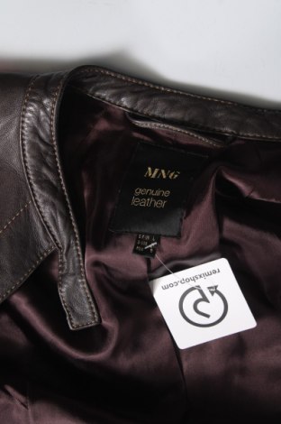 Damen Lederjacke Mango, Größe L, Farbe Braun, Preis 51,99 €