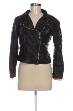 Γυναικείο δερμάτινο μπουφάν ONLY, Μέγεθος L, Χρώμα Μαύρο, Τιμή 20,99 €