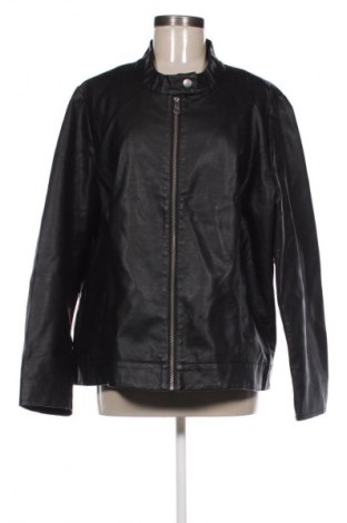 Damen Lederjacke ONLY Carmakoma, Größe XXL, Farbe Schwarz, Preis 61,99 €