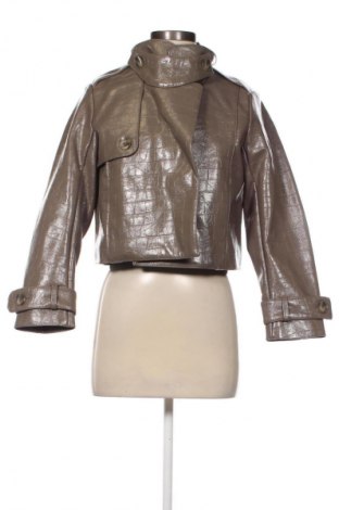 Damen Lederjacke River Island, Größe S, Farbe Braun, Preis 71,61 €