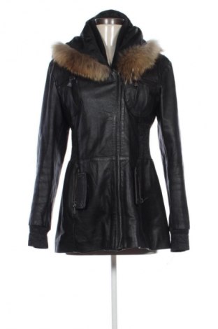 Damen Lederjacke Rosso di sera, Größe M, Farbe Schwarz, Preis 49,57 €