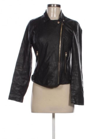 Γυναικείο δερμάτινο μπουφάν Sinsay, Μέγεθος M, Χρώμα Μαύρο, Τιμή 29,67 €