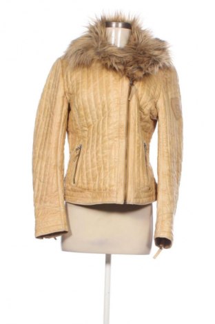 Geacă de piele pentru femei Soccx, Mărime M, Culoare Bej, Preț 629,99 Lei