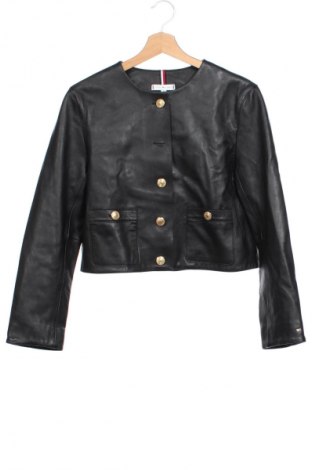 Női bőrdzseki Tommy Hilfiger, Méret S, Szín Fekete, Ár 199 999 Ft