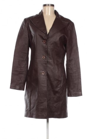 Дамско кожено яке Unbranded, Размер S, Цвят Кафяв, Цена 184,30 лв.