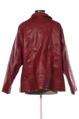 Damen Lederjacke Unbranded, Größe 4XL, Farbe Rot, Preis 29,66 €