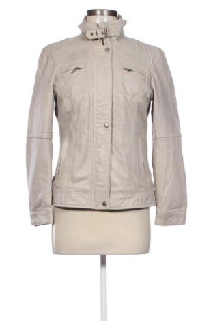 Geacă de piele pentru femei Unbranded, Mărime M, Culoare Gri, Preț 255,26 Lei