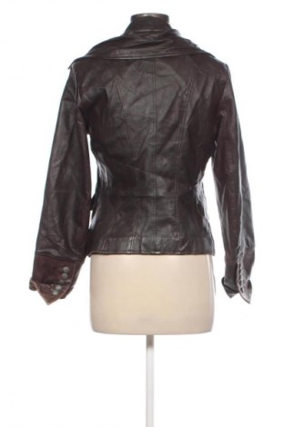Geacă de piele pentru femei Unbranded, Mărime S, Culoare Maro, Preț 304,99 Lei