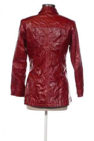 Geacă de piele pentru femei Unbranded, Mărime M, Culoare Roșu, Preț 355,99 Lei
