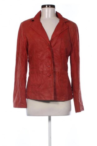 Γυναικείο δερμάτινο μπουφάν Vera Varelli, Μέγεθος M, Χρώμα Κόκκινο, Τιμή 94,27 €