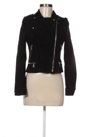 Damen Lederjacke Vero Moda, Größe S, Farbe Schwarz, Preis 45,52 €