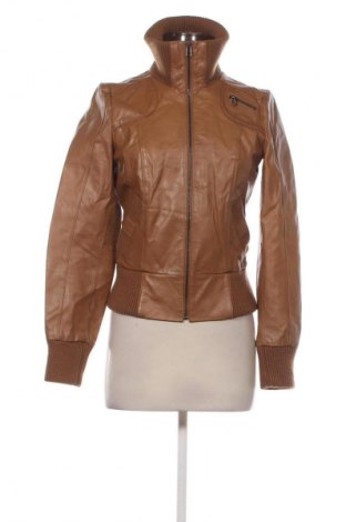 Damen Lederjacke Vero Moda, Größe S, Farbe Braun, Preis 52,99 €