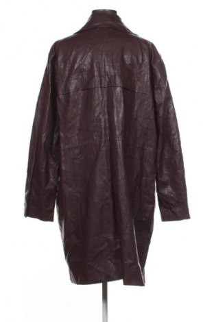 Geacă de piele pentru femei Violeta by Mango, Mărime XXL, Culoare Roșu, Preț 107,89 Lei