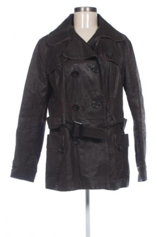 Geacă de piele pentru femei Yessica, Mărime L, Culoare Maro, Preț 260,99 Lei