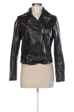 Γυναικείο δερμάτινο μπουφάν Zara, Μέγεθος M, Χρώμα Μαύρο, Τιμή 28,99 €