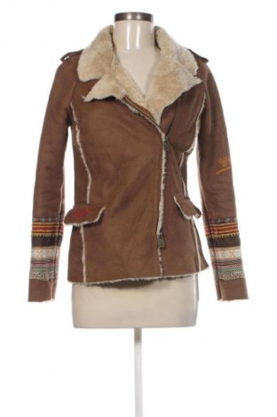 Női kabát Desigual, Méret S, Szín Barna, Ár 38 319 Ft