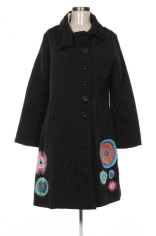 Дамско палто Desigual, Размер XXL, Цвят Черен, Цена 204,99 лв.