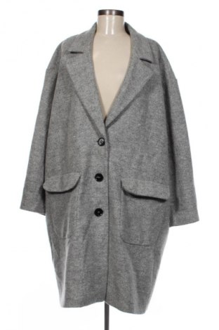 Дамско палто H&M, Размер 4XL, Цвят Сив, Цена 31,99 лв.