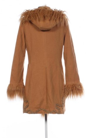 Damski płaszcz Kensol, Rozmiar M, Kolor Brązowy, Cena 220,22 zł