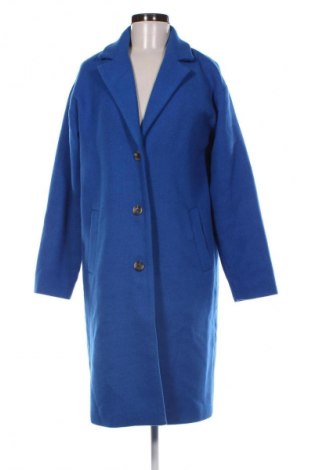 Дамско палто Pieces, Размер M, Цвят Син, Цена 104,99 лв.