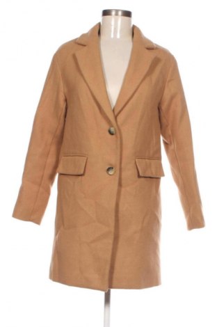 Дамско палто Pull&Bear, Размер XXS, Цвят Кафяв, Цена 75,99 лв.