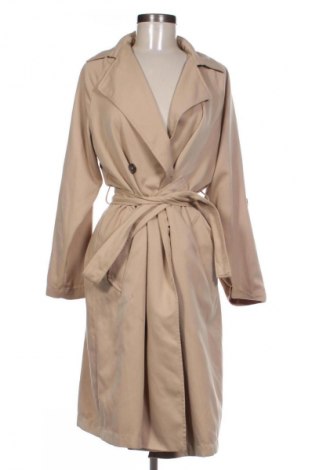 Дамско палто Stradivarius, Размер S, Цвят Бежов, Цена 58,65 лв.