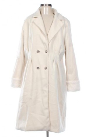 Damski płaszcz Unbranded, Rozmiar XXL, Kolor ecru, Cena 244,99 zł