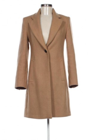 Damenmantel Zara, Größe XS, Farbe Beige, Preis 34,78 €
