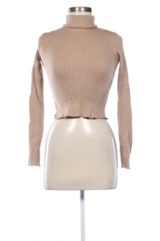 Дамско полo Bershka, Размер S, Цвят Кафяв, Цена 12,99 лв.