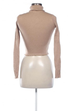 Дамско полo Bershka, Размер S, Цвят Кафяв, Цена 12,99 лв.