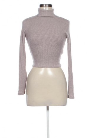 Damski golf Bershka, Rozmiar XS, Kolor Beżowy, Cena 44,00 zł