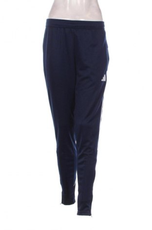 Damen Sporthose Adidas, Größe L, Farbe Blau, Preis 29,99 €