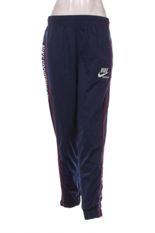 Дамско спортно долнище Nike, Размер M, Цвят Син, Цена 41,00 лв.