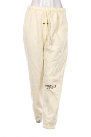 Дамско спортно долнище Unbranded, Размер L, Цвят Екрю, Цена 16,99 лв.