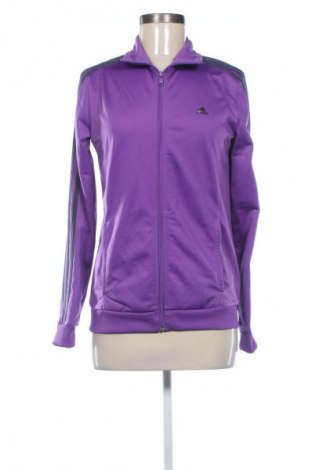 Γυναικεία αθλητική ζακέτα Adidas, Μέγεθος S, Χρώμα Βιολετί, Τιμή 24,55 €