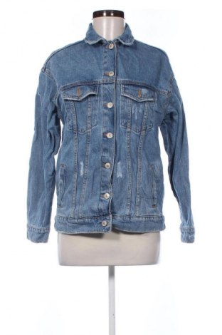 Geacă de femei Bershka, Mărime M, Culoare Albastru, Preț 103,00 Lei