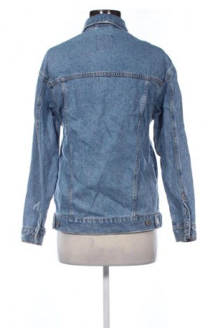 Geacă de femei Bershka, Mărime M, Culoare Albastru, Preț 103,00 Lei