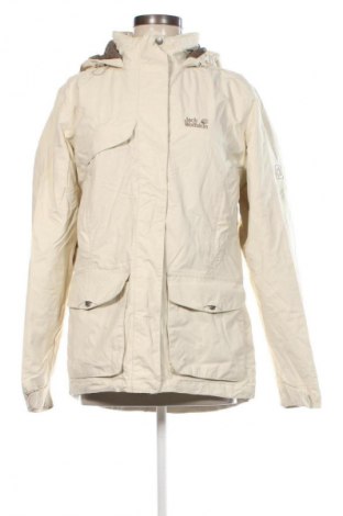 Damenjacke Jack Wolfskin, Größe M, Farbe Beige, Preis 46,99 €