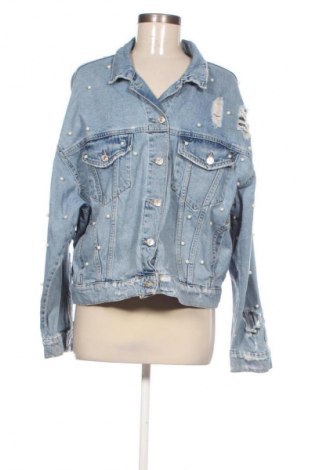 Γυναικείο μπουφάν Pull&Bear, Μέγεθος M, Χρώμα Μπλέ, Τιμή 19,96 €