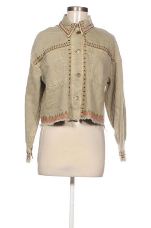 Kurtka damska Zara, Rozmiar XS, Kolor Zielony, Cena 98,99 zł