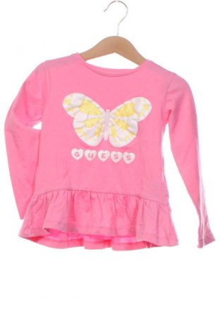 Dziecięca bluzka Guess, Rozmiar 3-4y/ 104-110 cm, Kolor Różowy, Cena 166,99 zł
