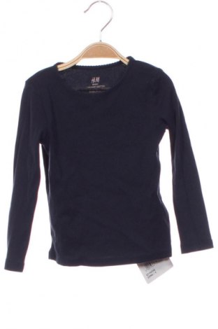 Kinder Shirt H&M, Größe 2-3y/ 98-104 cm, Farbe Blau, Preis 6,14 €