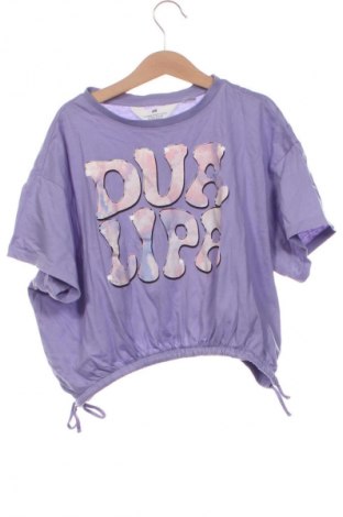 Dziecięca bluzka H&M, Rozmiar 12-13y/ 158-164 cm, Kolor Fioletowy, Cena 27,59 zł