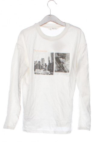 Kinder Shirt Mango, Größe 9-10y/ 140-146 cm, Farbe Ecru, Preis 3,99 €