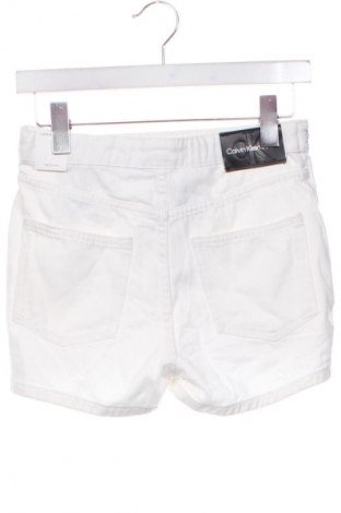 Детска пола Calvin Klein Jeans, Размер 14-15y/ 168-170 см, Цвят Бял, Цена 24,99 лв.